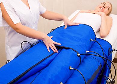 Pressotherapy من الجذع السفلي