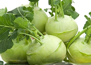 Kohlrabi зеле